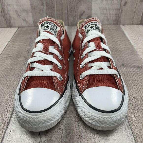 Converse Womens Chuck Taylor All Star Ox Sneaker Shoe Canvas Cinnabar Red Size 6 - Picture 4 of 16